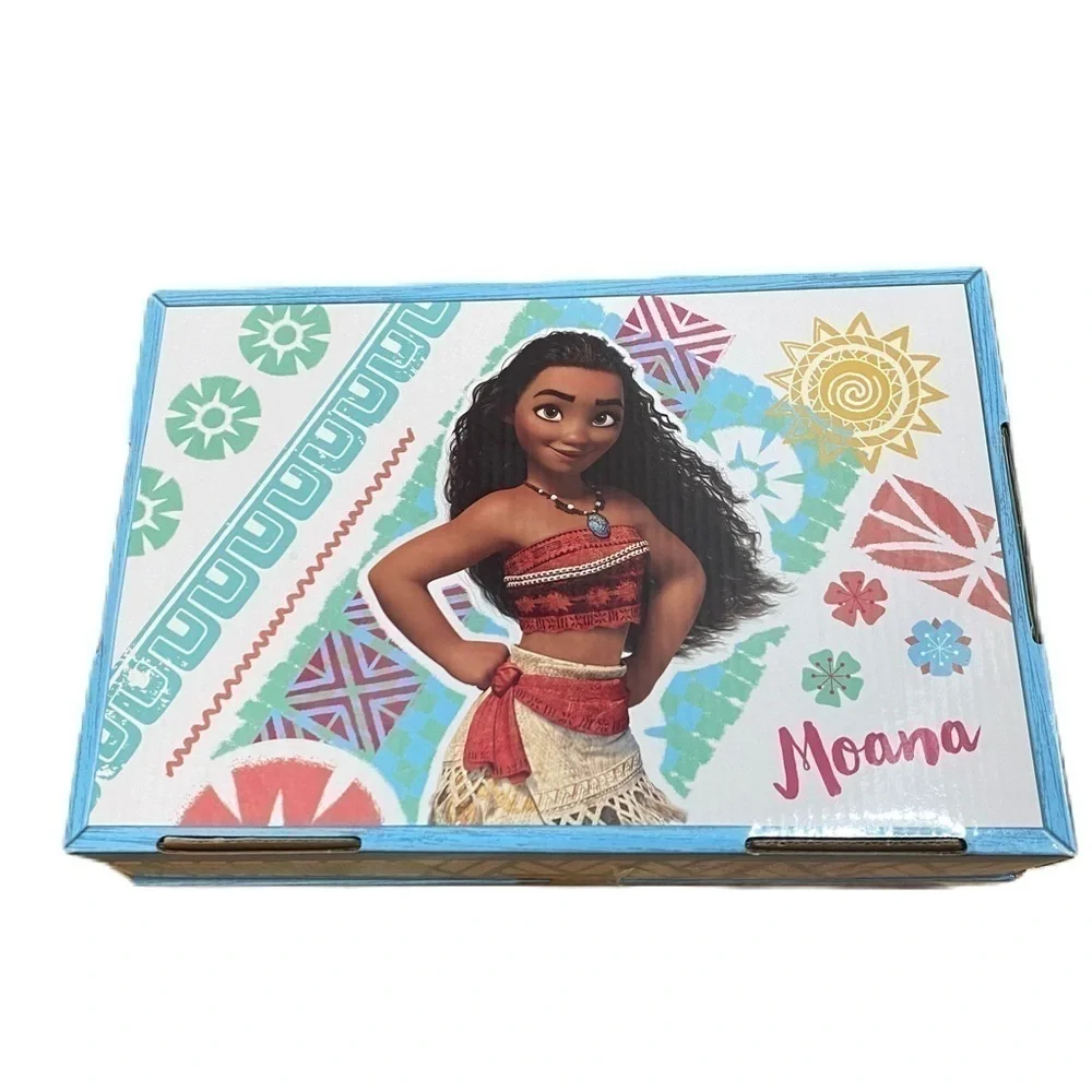 Disney Moana Dress Up Box Chest NEW Jakks Dress Flower Bracelet Accessories